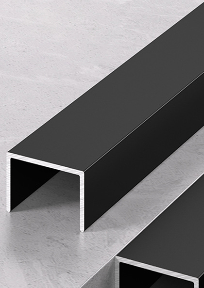 Buy Online Decorative strip stainless steel edge metal edge U-shaped closing strip