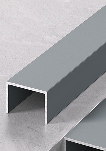 Buy Online Decorative strip stainless steel edge metal edge U-shaped closing strip