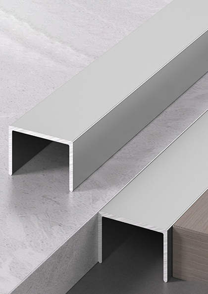 Buy Online Decorative strip stainless steel edge metal edge U-shaped closing strip
