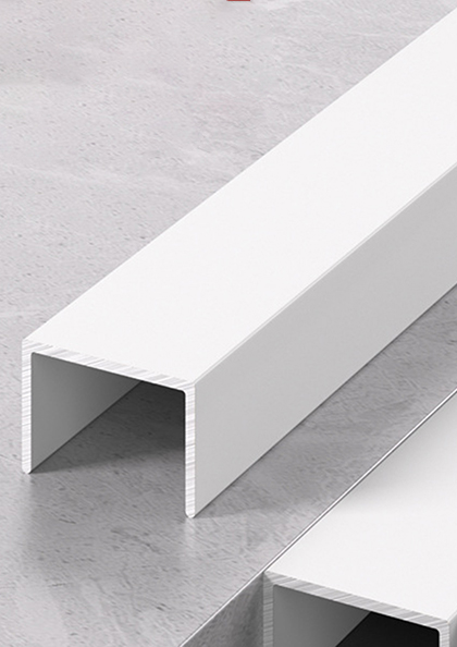 Buy Online Decorative strip stainless steel edge metal edge U-shaped closing strip