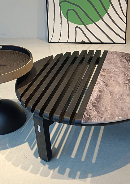 Buy Online 8520 Venetian Brown Microcrystalline Stone Coffee table