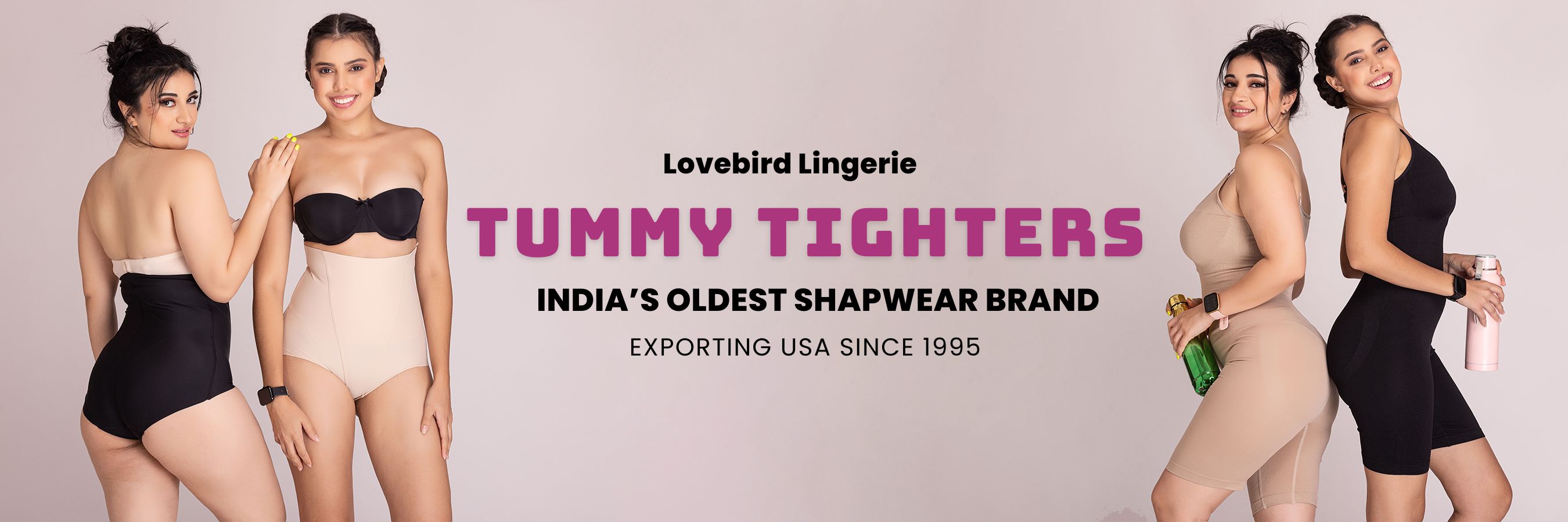 Shop tummy and waist cinchers  banner lovebird