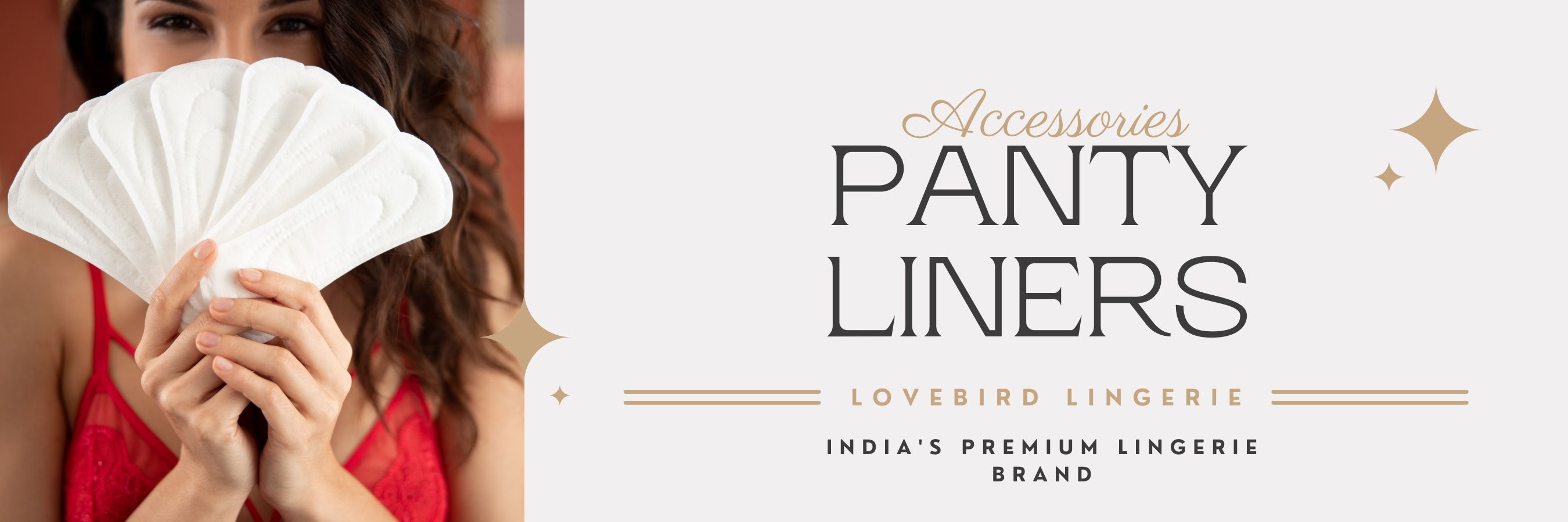 Panty Liners Online - Buy Pant banner lovebird