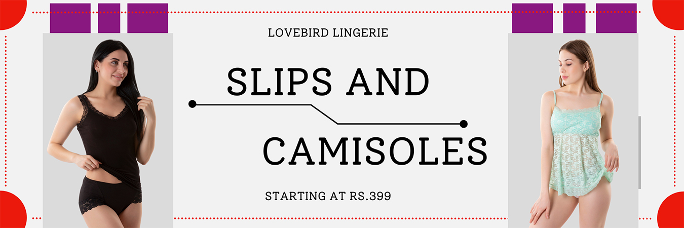 Buy Camisoles & Slips for Wome banner lovebird