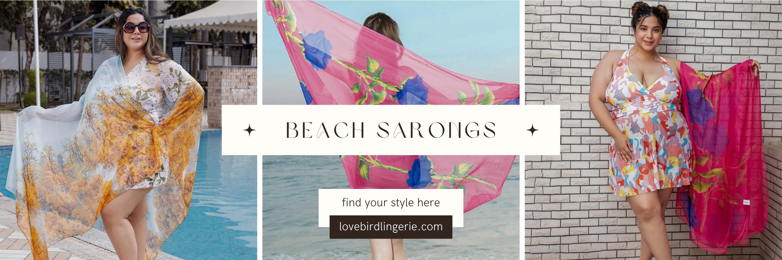 Shop Sarongs that perfectly co banner lovebird