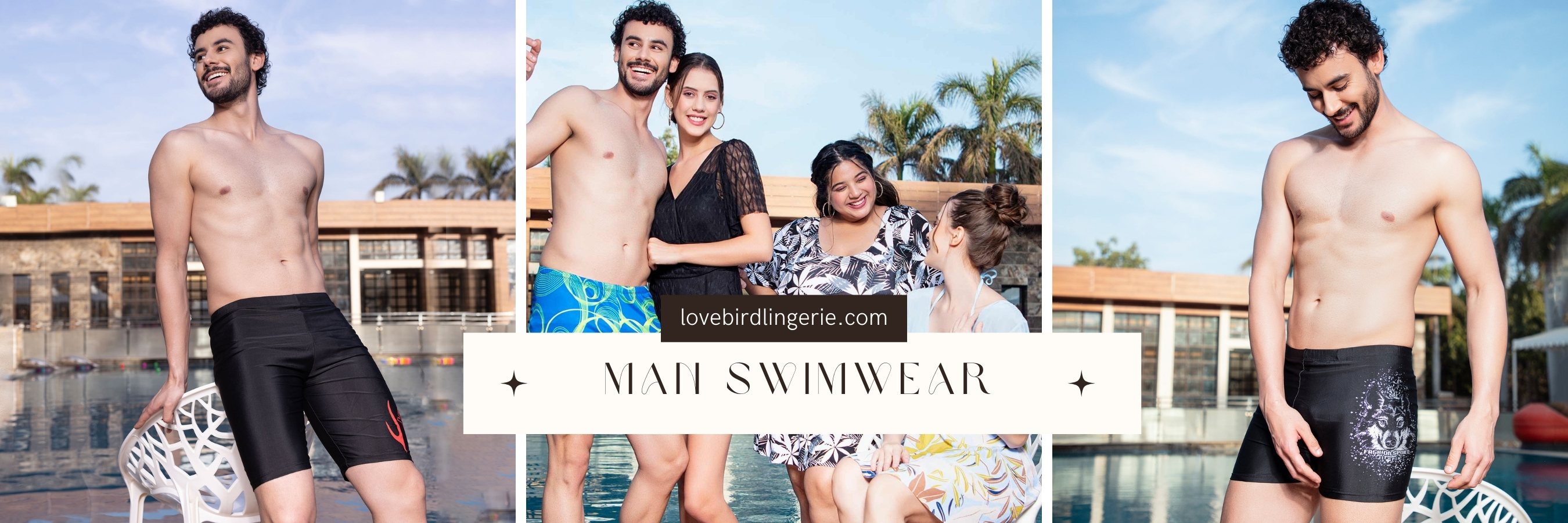 Swimwear For Men - Buy Men Swi banner lovebird