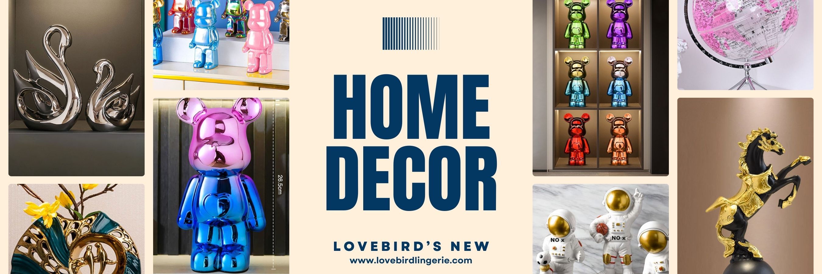 Buy Lovebird Luxury Home Decor banner lovebird