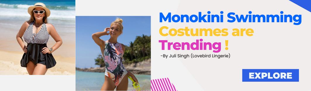 monokini swimming costume are trending